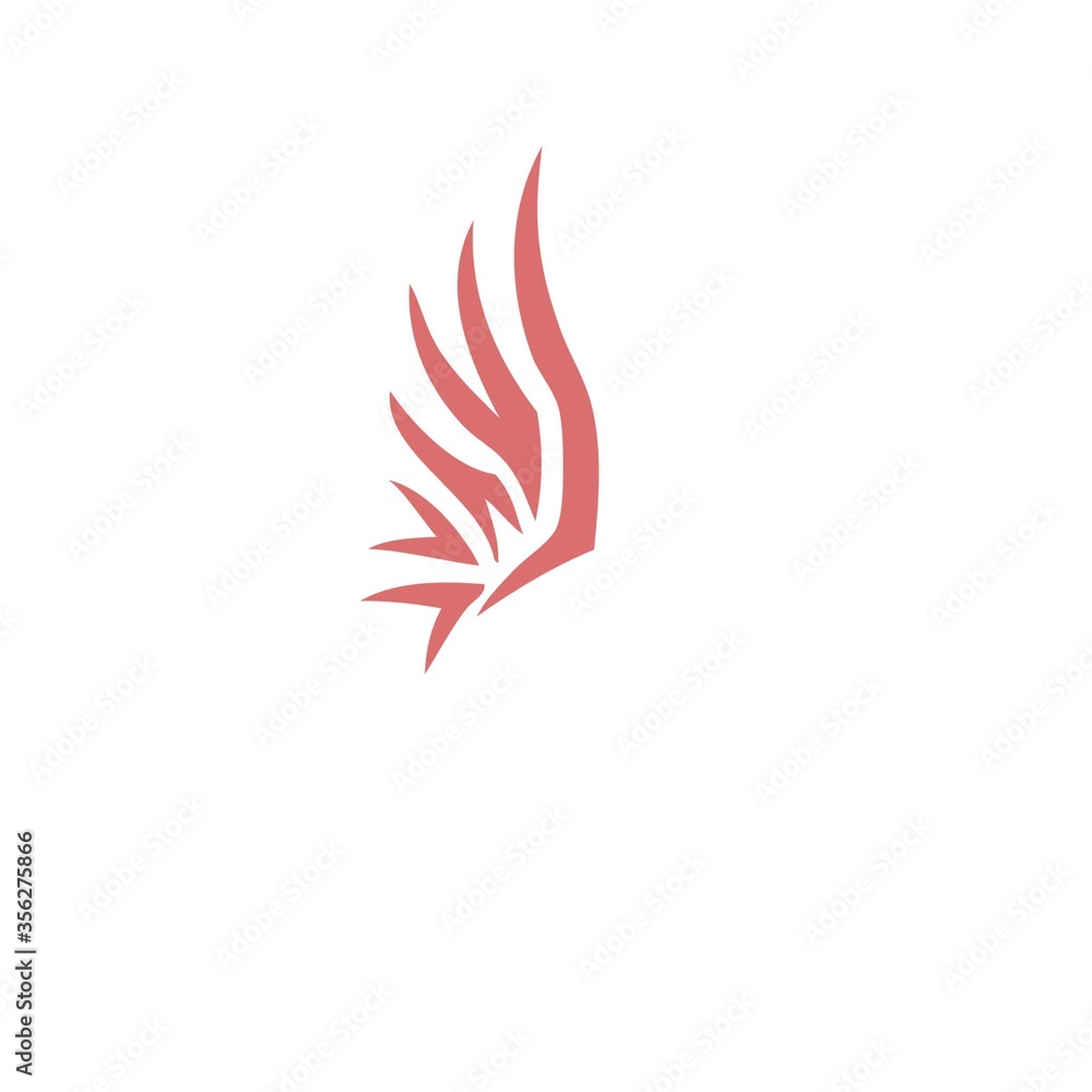 Abstract Birds Wing fly logo, symbol and icon. Isolated on a white background. Abstract Birds Wing fly logo, symbol and icon. Isolated on a white background.