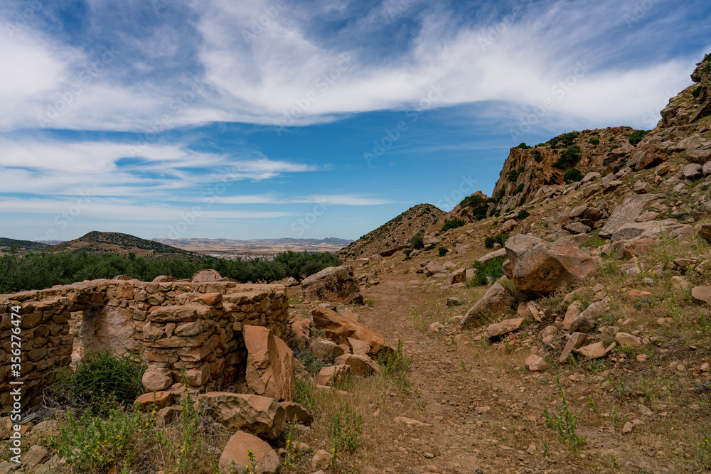 The abandonned berber village of Zriba Olya in Tunisia