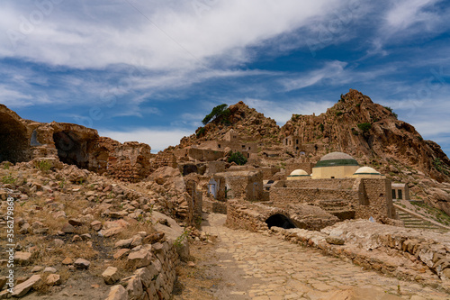 The ABANDONED BERBER VILLAGE OF ZRIBA OLIA in tunisia photo