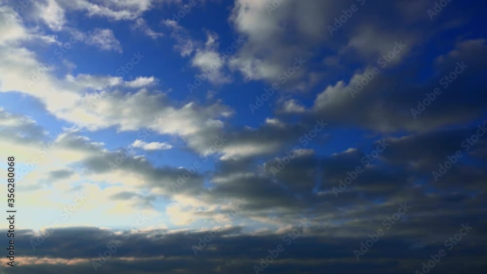 WS Clouds in morning sky/ Kastel-Staadt, Rhineland-Palatinate, Germany WS Clouds in morning sky/ Kastel-Staadt, Rhineland-Palatinate, Germany