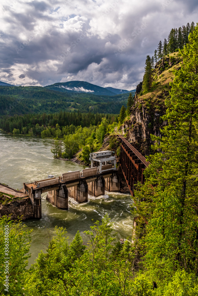 Box Canyon Dam On The Pend Oreille River Box Canyon Dam On The Pend Oreille River