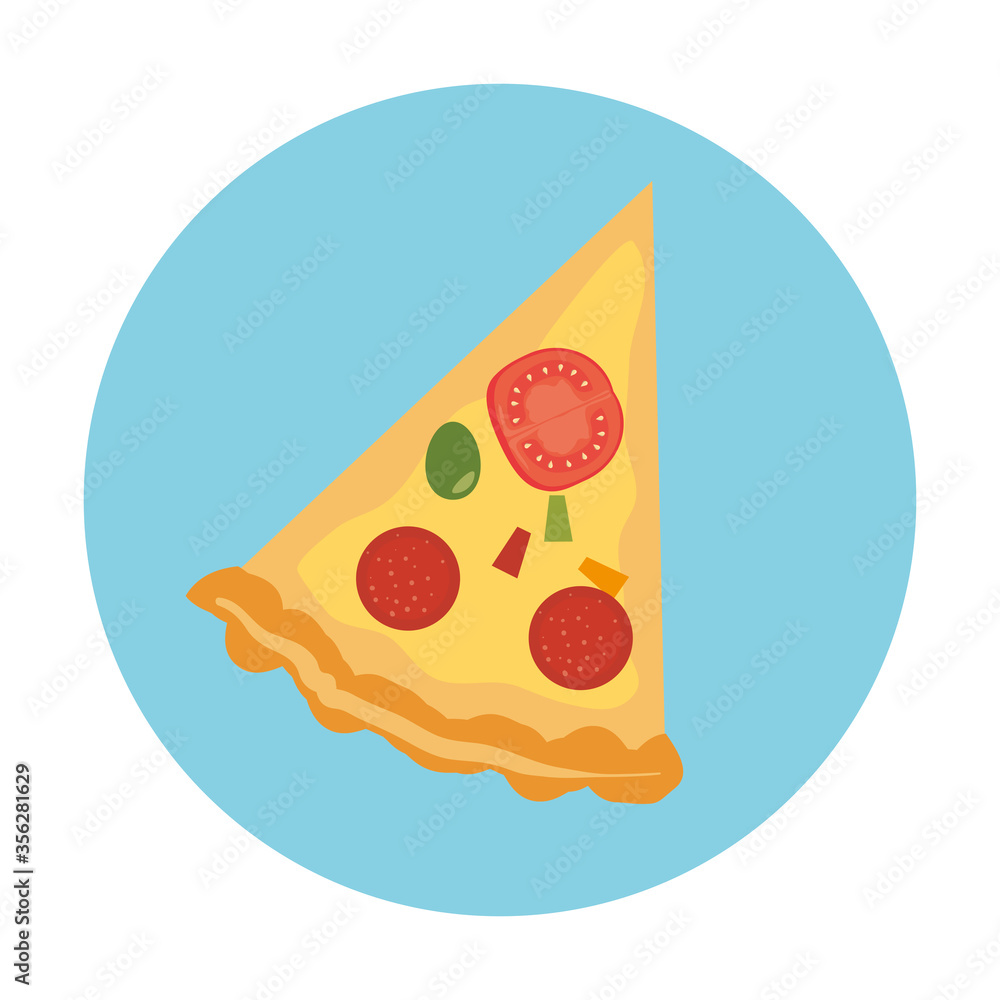 pizza design, food eat restaurant and menu theme Vector illustration pizza design, food eat restaurant and menu theme Vector illustration