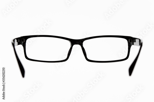黒縁のメガネ