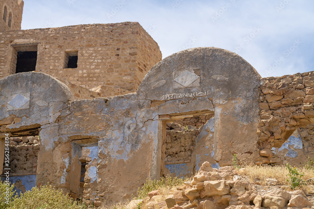 The ABANDONED BERBER VILLAGE OF ZRIBA OLIA in tunisia