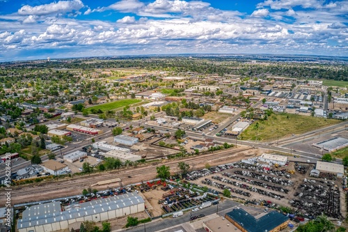 Aerial View of the Denver Suburb of Westminster