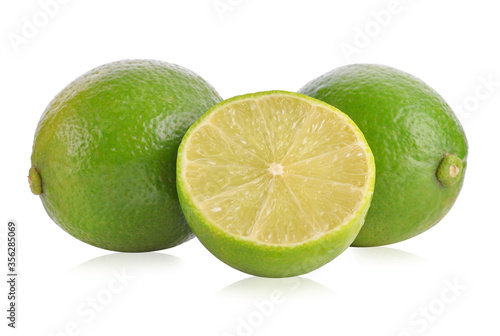 Lemon  isolated on white background.
