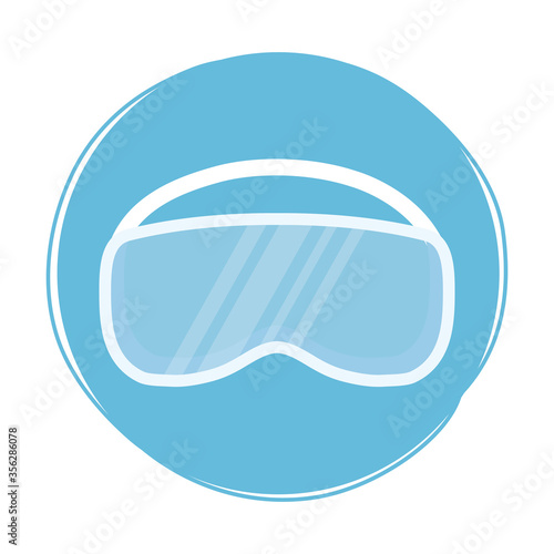 Wallpaper Mural Glasses design of Medical care and covid 19 virus theme Vector illustration Torontodigital.ca