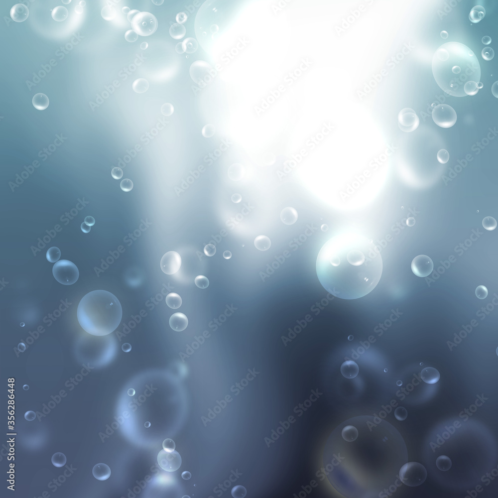 air bubbles of water air bubbles of water