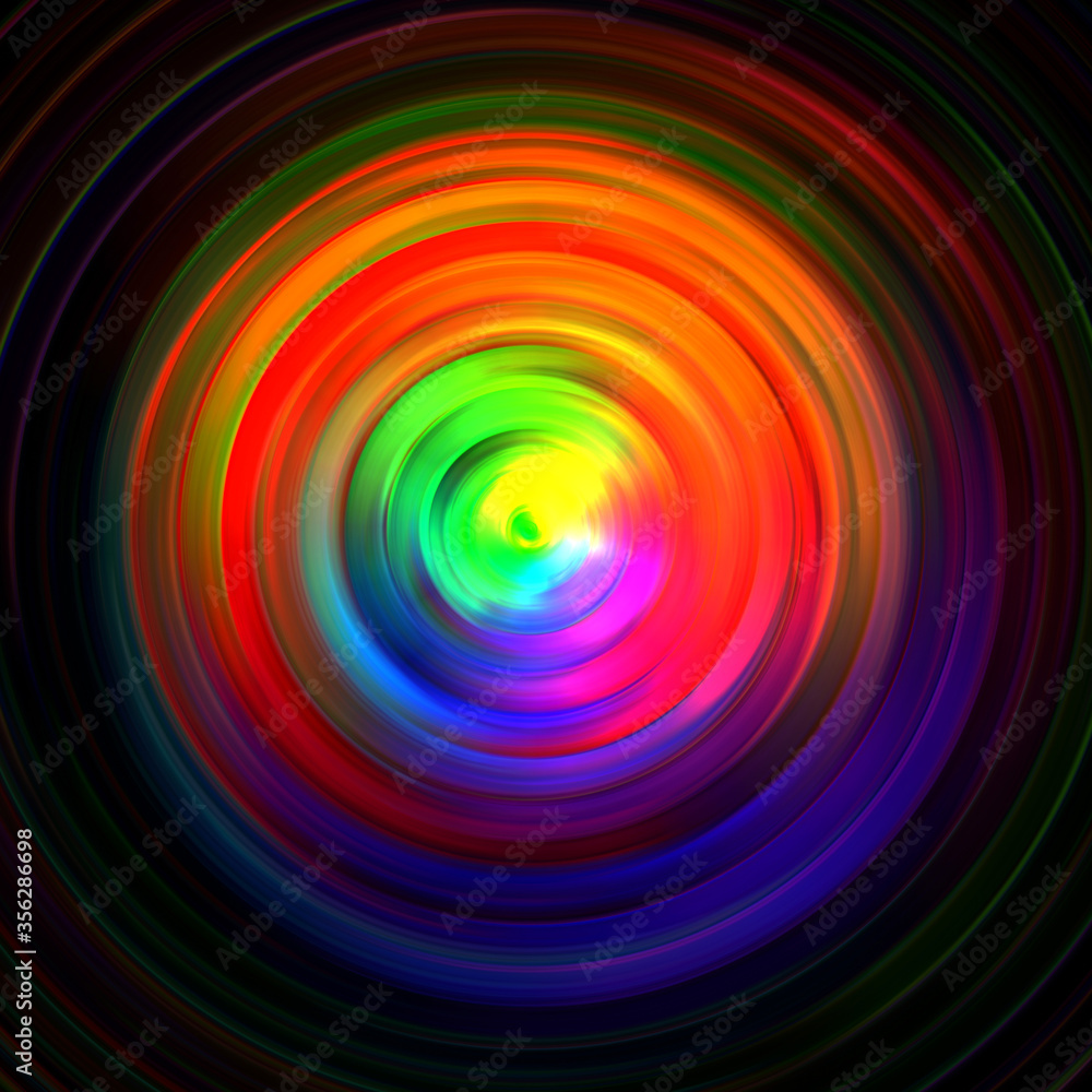 background of colored concentric circles background of colored concentric circles