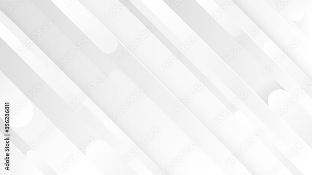 Fototapeta premium Creative minimal geometric with dynamic shapes abstract white background wallpaper. Trendy Eps10 vector.
