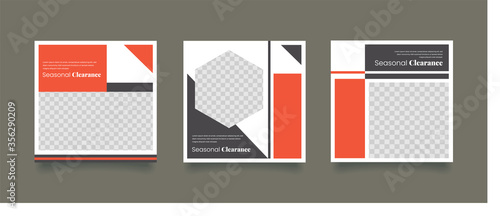 Unique Editable modern Social Media banner Template. Promotional web banner for social media. Elegant sale and discount promo. Fashion and lifestyle blog templates, web banners