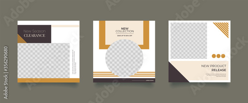 Unique Editable modern Social Media banner Template. Promotional web banner for social media. Elegant sale and discount promo. Fashion and lifestyle blog templates, web banners