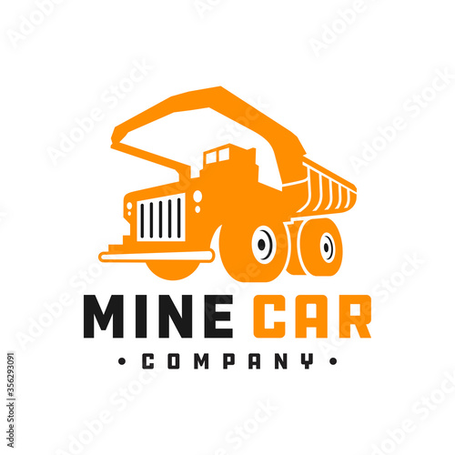 mine truck car logo