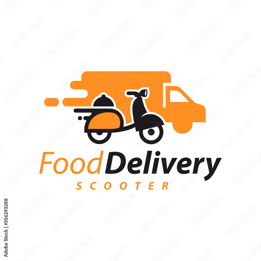 food delivery logo design food delivery logo design