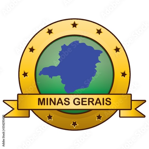 minas gerais state map