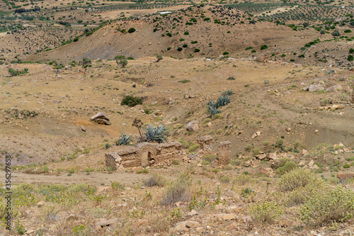 The ABANDONED BERBER VILLAGE OF ZRIBA OLIA in tunisia photo