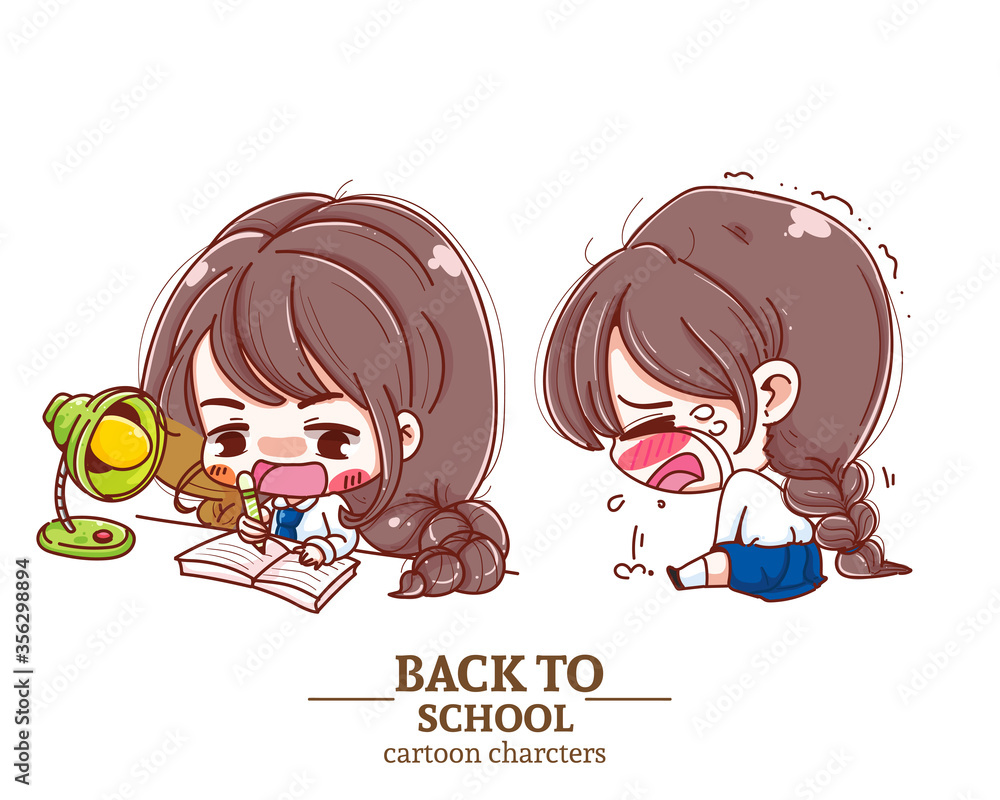 Premium Vector  Back to school illustration.