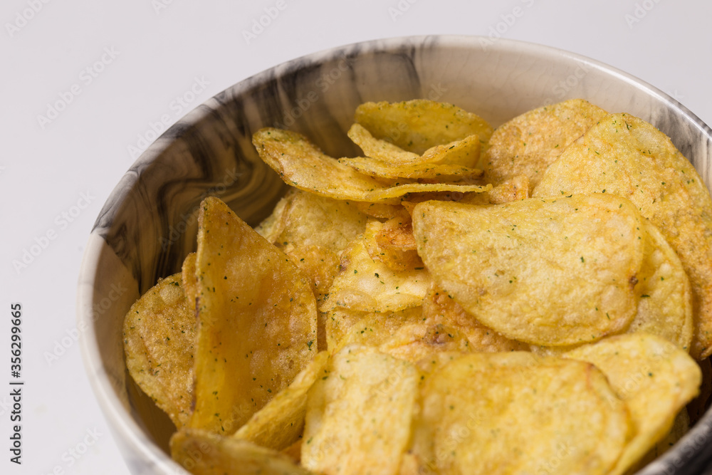 chips on a white background chips on a white background