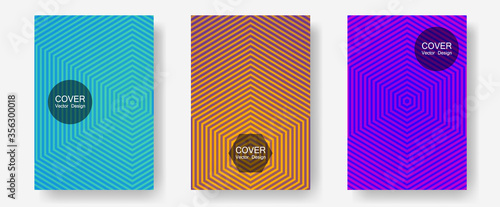 Brochure covers, posters, banners vector templates.