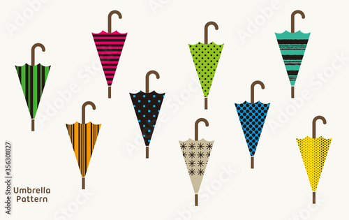 梅雨が待ち遠しい傘のパターン