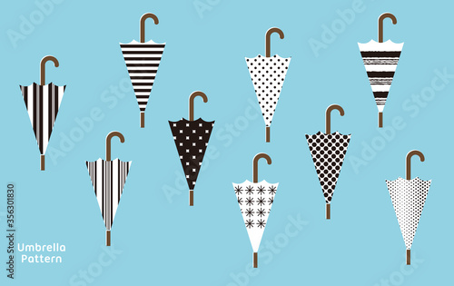 梅雨が待ち遠しい傘のパターン