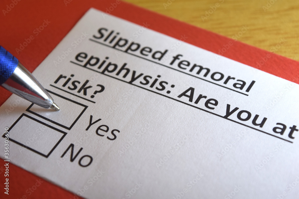 One person is answering question about slipped femoral epiphysis. One person is answering question about slipped femoral epiphysis.