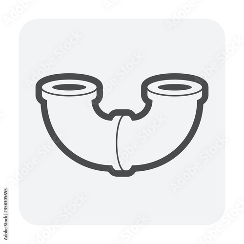 pipe connector icon