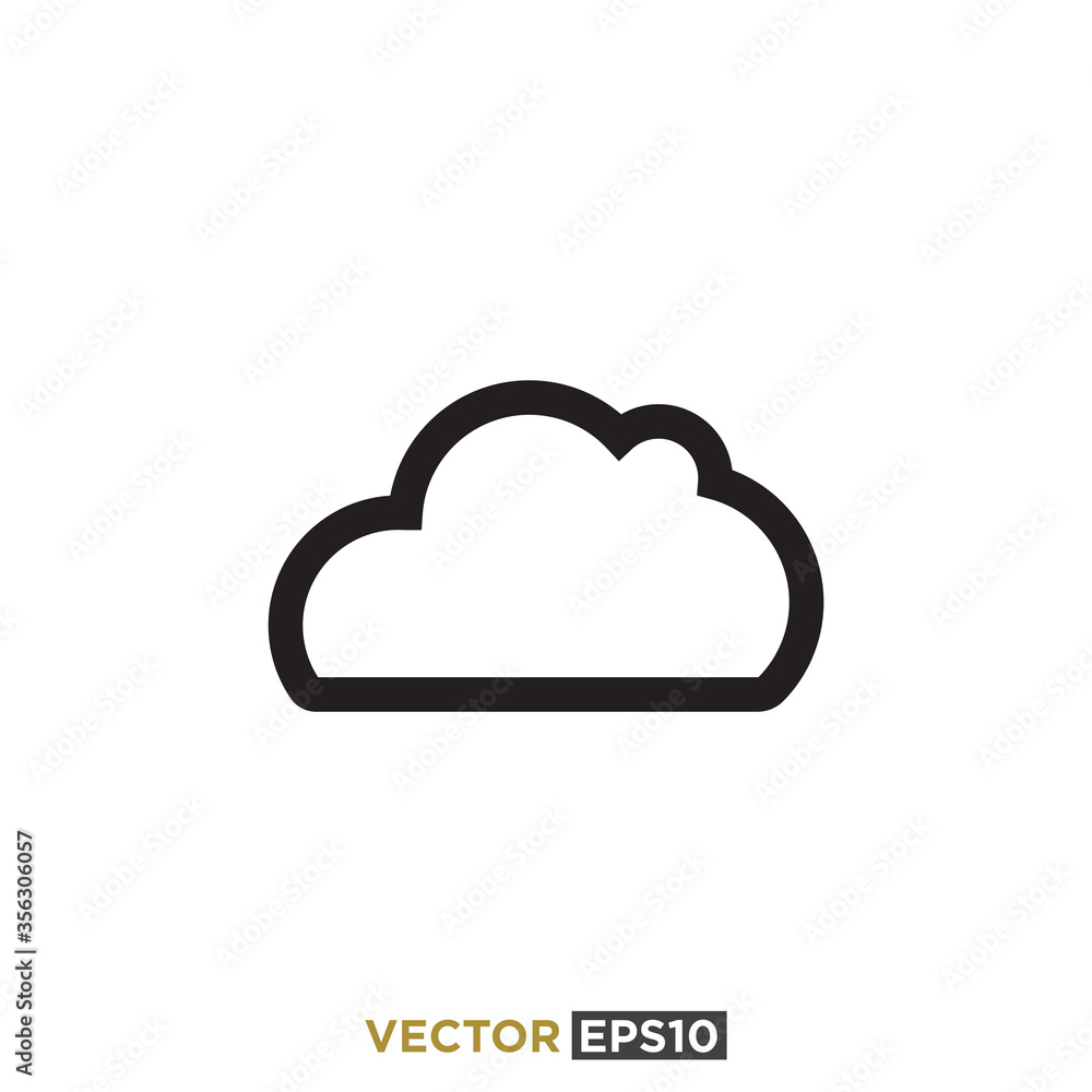 Cloud Icon Design Vector Illustration Cloud Icon Design Vector Illustration