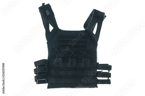 Bild auf Leinwand Bulletproof vest isolated on white background.