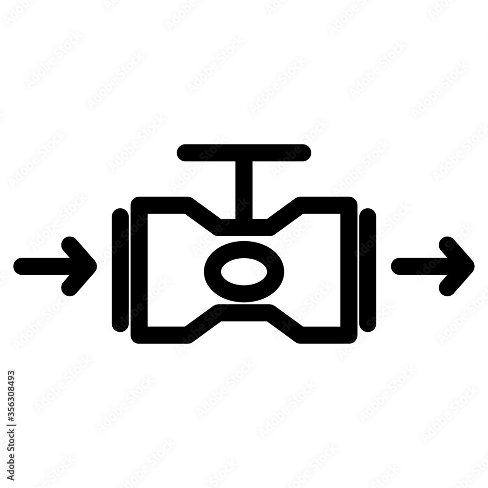Water valve icon Water valve icon