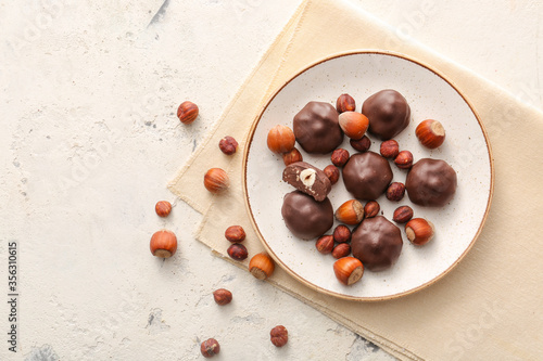Delicious chocolate covered...
