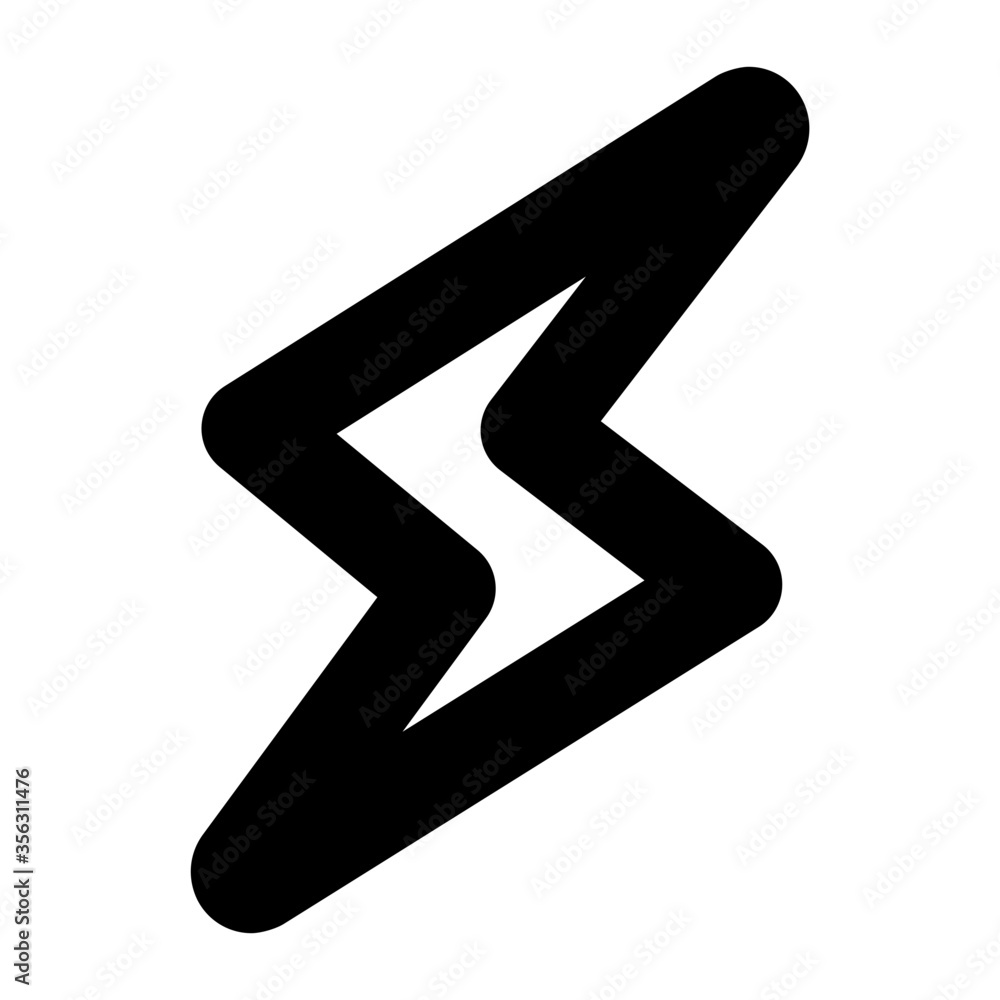 Lightning icon design Lightning icon design