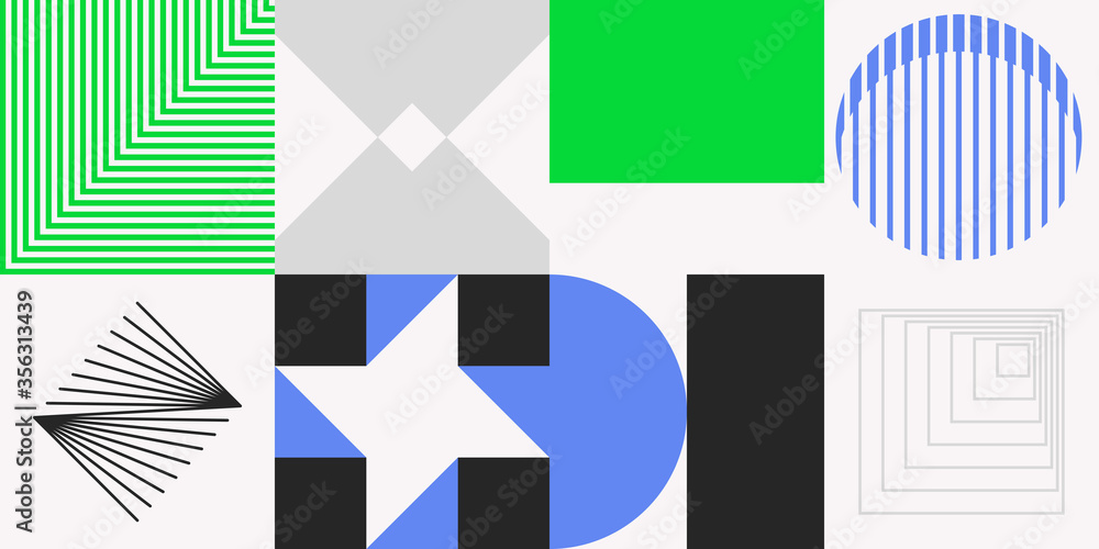 Deconstructed Abstract Vector Pattern Design Deconstructed Abstract Vector Pattern Design