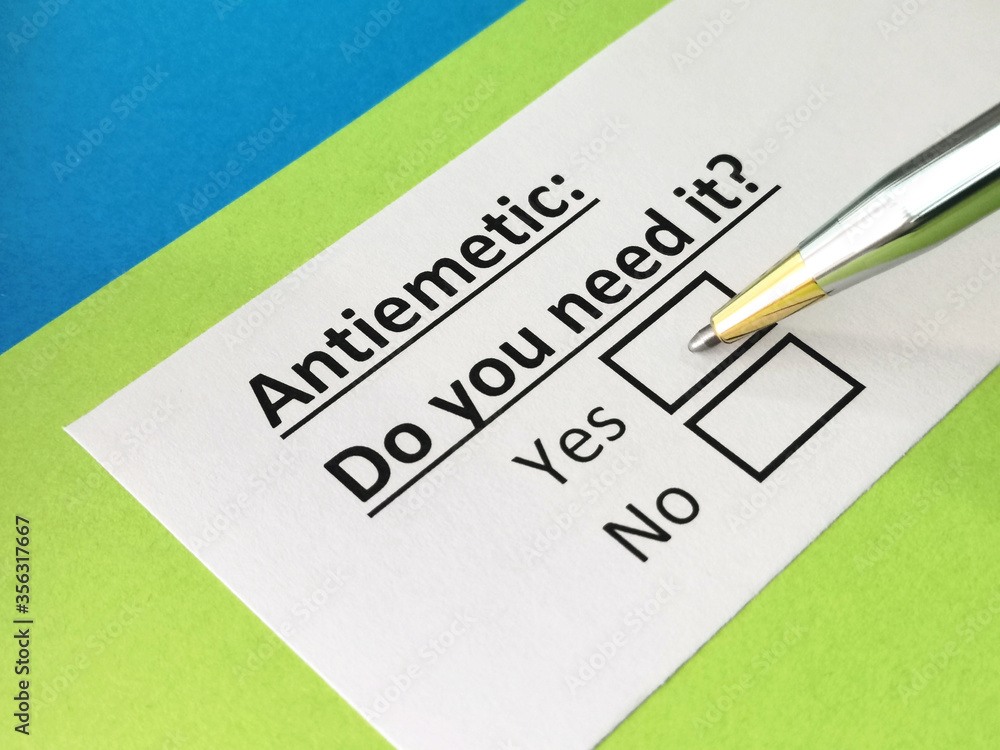 Questionnaire about medication. Questionnaire about medication.