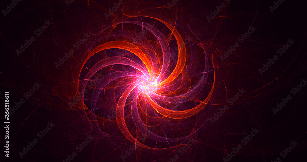 3D rendering abstract multicolor fractal light background 3D rendering abstract multicolor fractal light background
