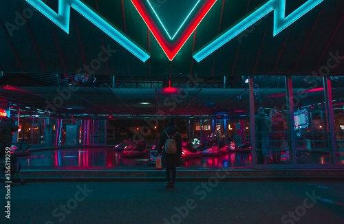 Prater in neon