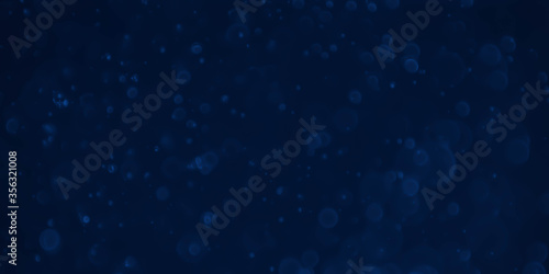 blue abstract bokeh lights with soft light background. Blur wall © K.PND4289