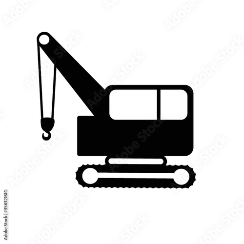 excavator crane