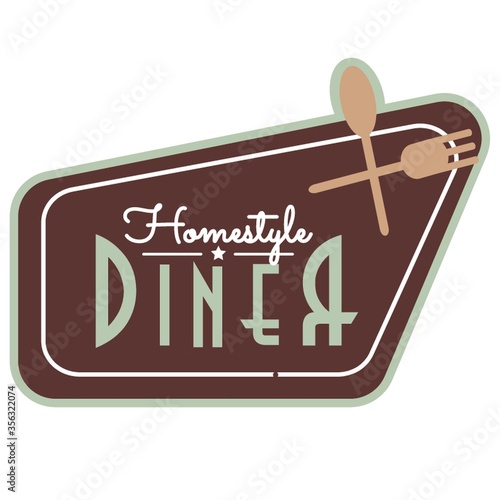 retro store sign