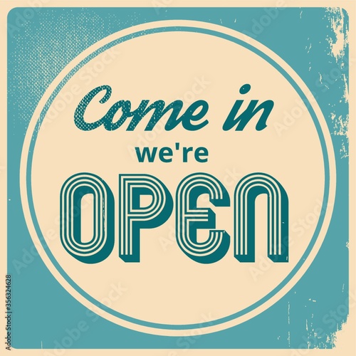 come in we're open wallpaper