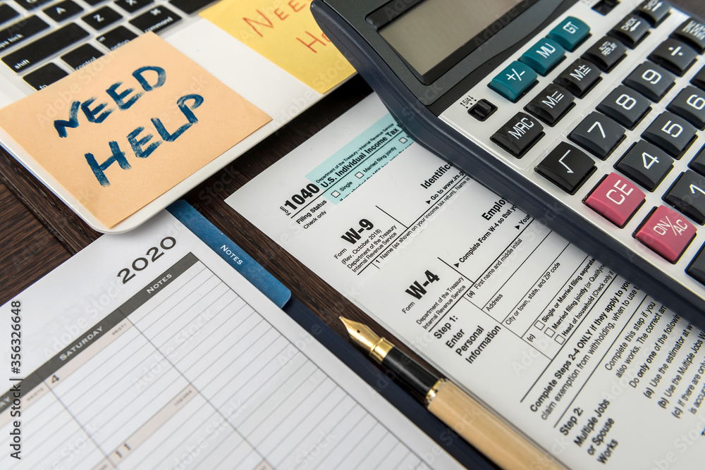 Tax concept sticker need help with calculator on federal tax form Tax concept sticker need help with calculator on federal tax form