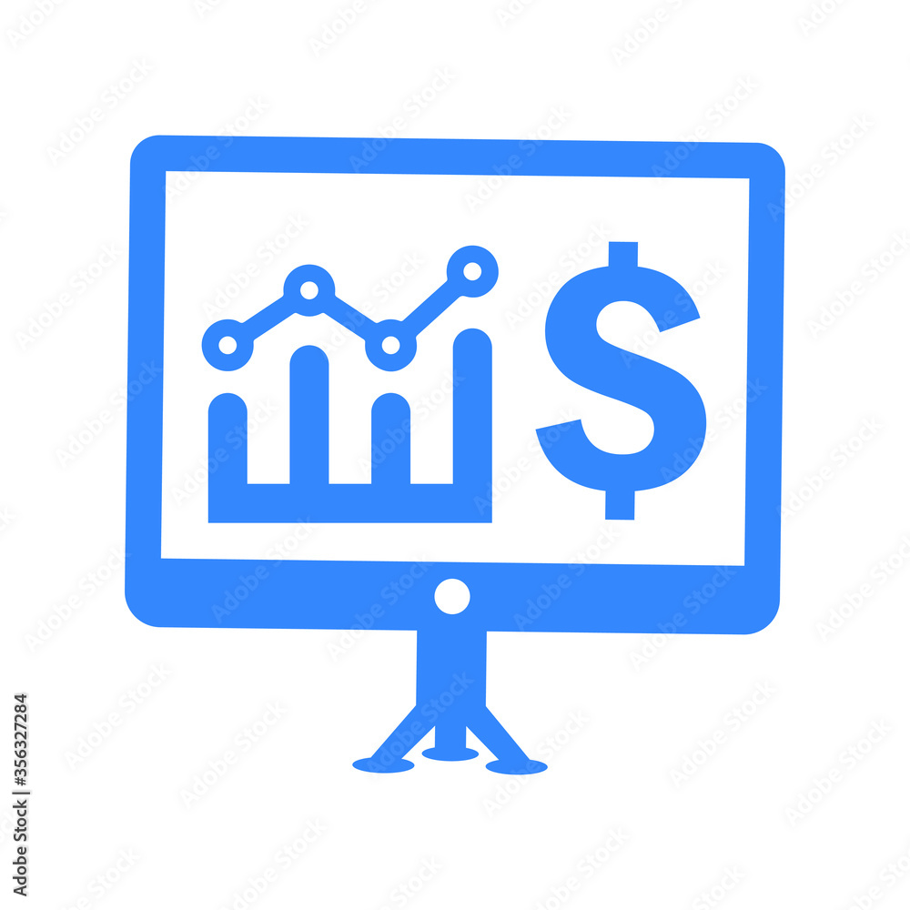 Business analytics, earning growth icon design Business analytics, earning growth icon design