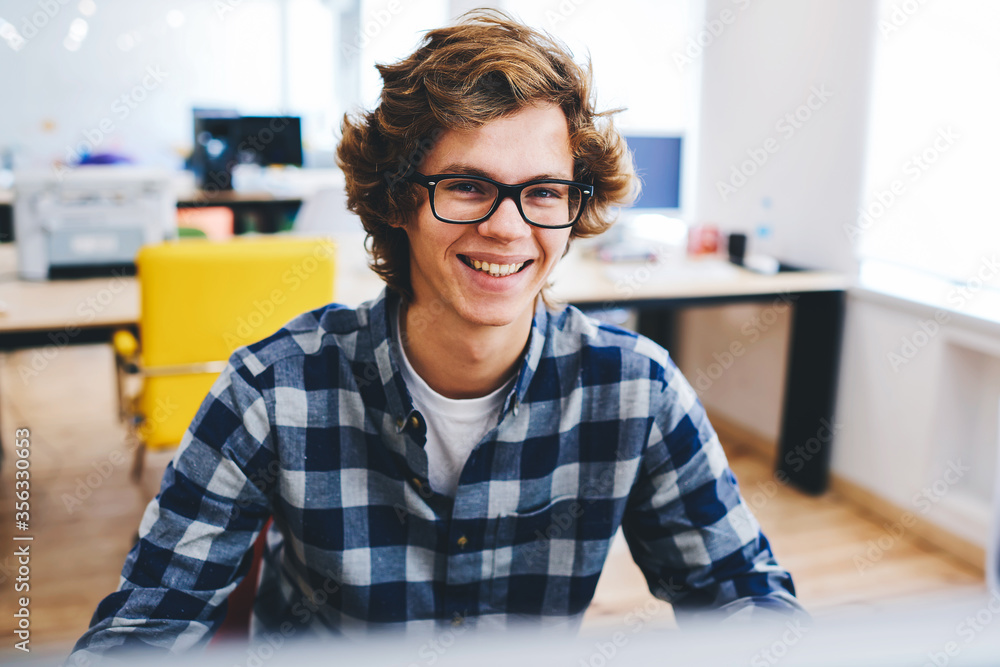 Wireless connection fast internet during lecture in library college space