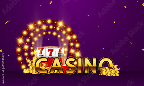 Online casino. Smartphone or mobile phone, slot machine, casino chips flying realistic tokens for gambling, cash for roulette or poker,