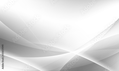 Abstract grey background poster with dynamic waves. technology network Vector illustration.