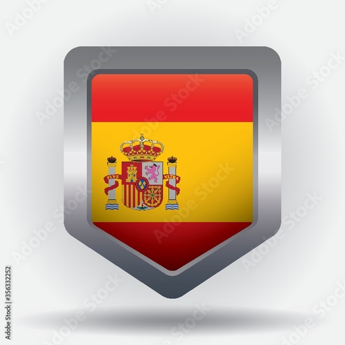 spain flag badge Free Download spain flag badge - GFXLoad