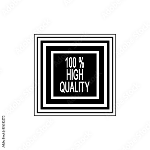 High quality icon hundred percent icon eps ten