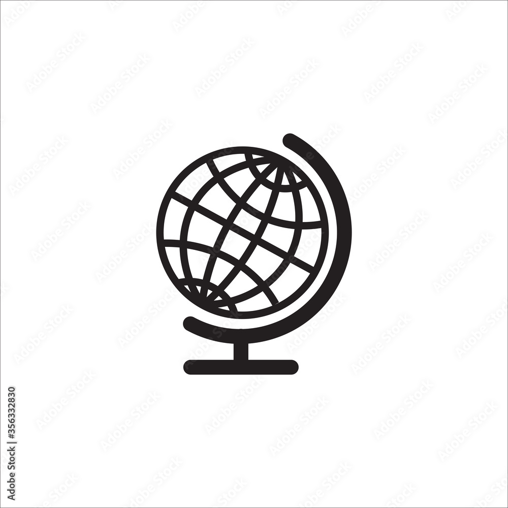 Education globe icon Education globe icon