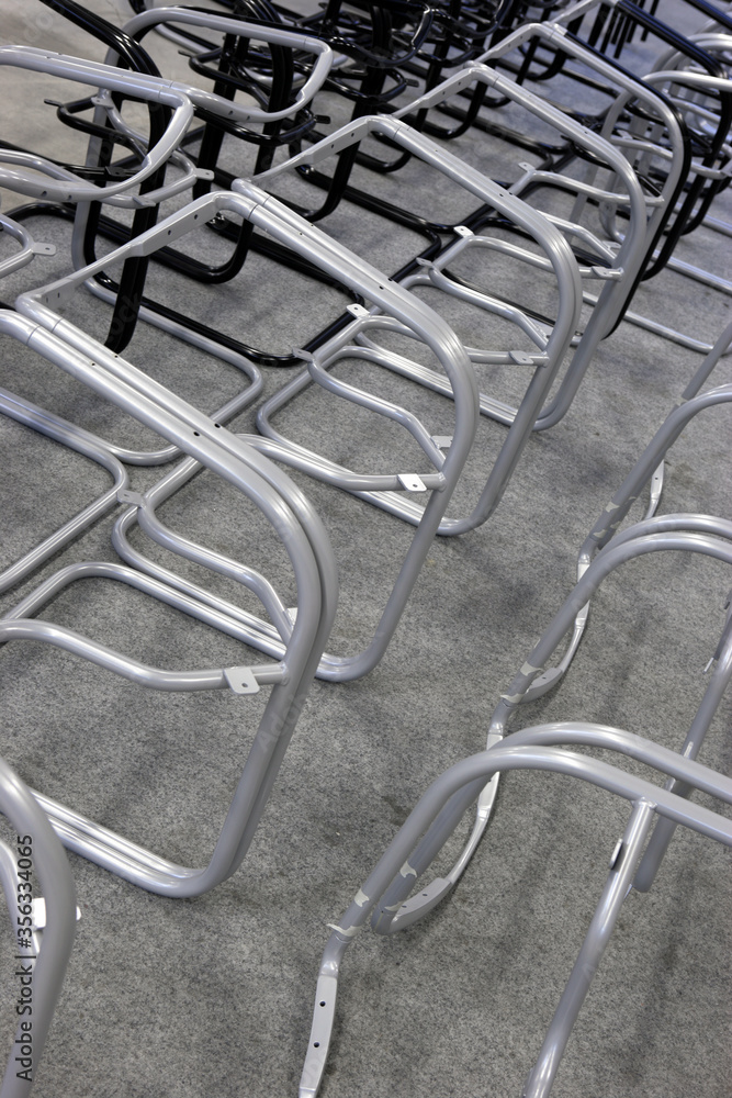 Metal. Pipes. Raw basic material for office furniture production. Office furniture production. Netherlands. Soldering Metal. Pipes. Raw basic material for office furniture production. Office furniture production. Netherlands. Soldering