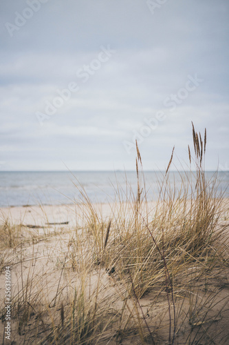 The coastline of the Baltic Sea in Latvia